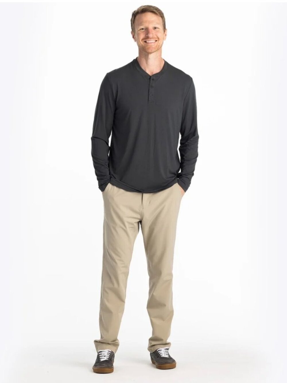 FreeFly Bamboo Flex Long Sleeve Henley